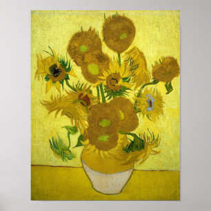 Póster Girassóis de Van Gogh