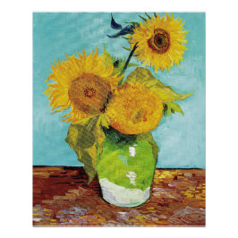 Póster Girassóis Vincent van Gogh