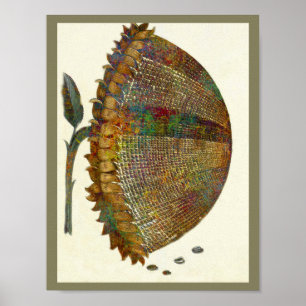 Póster Girassol italiano medieval