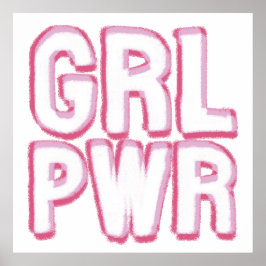 Poster Girl Power Lettering