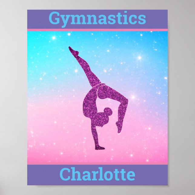 Poster Girls Gymnastics Pastel (Frente)