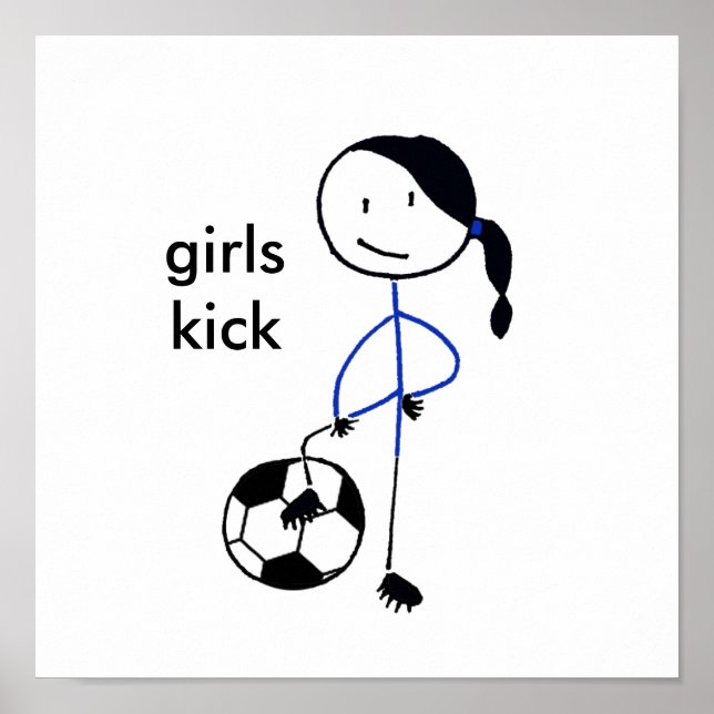 Póster Girls Kick (Frente)