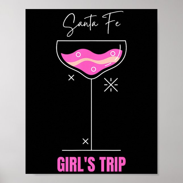 Poster Girls Trip Beach Drink Santa Fe New Mexico  (Frente)