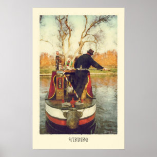 Póster Giro ao redor no canal