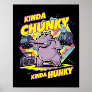Poster Giro De Construção De Bacalhau Meio Chunky Tipo Hu