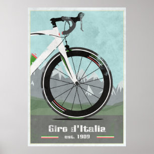 POSTER GIRO D'ITALIA BIKE