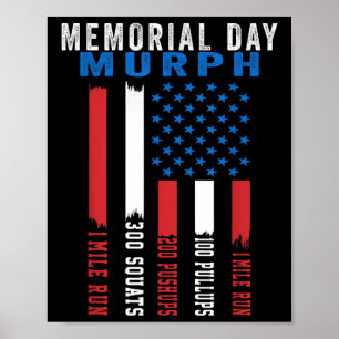 Poster Giro do Dia Memorial Americano Murph Challenge