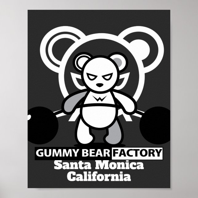 Poster Giro/Malhação da Fábrica do Urso Gummy (Frente)