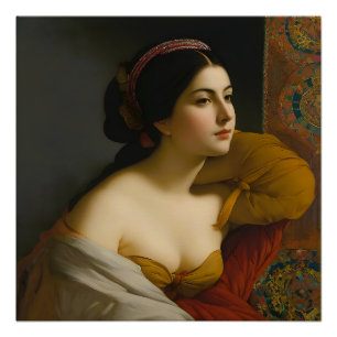 Póster "Giulia Isabella Lombardi" Retrato feminino
