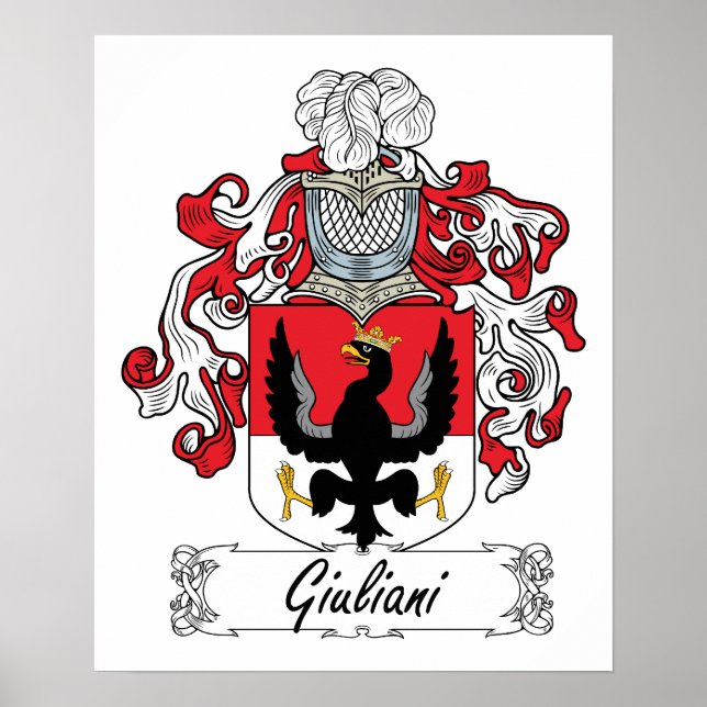 Póster Giuliani Family Crest (Frente)