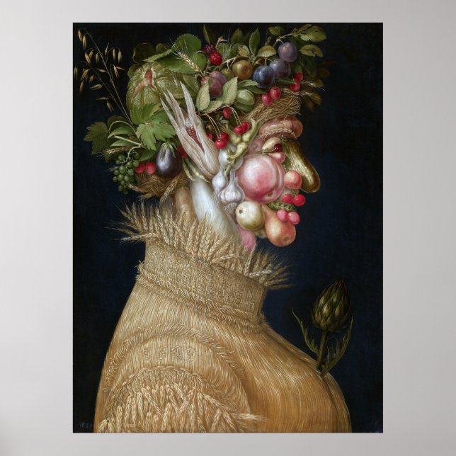 Póster Giuseppe Arcimboldo Summer (Frente)