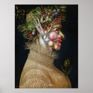 Póster Giuseppe Arcimboldo Verão