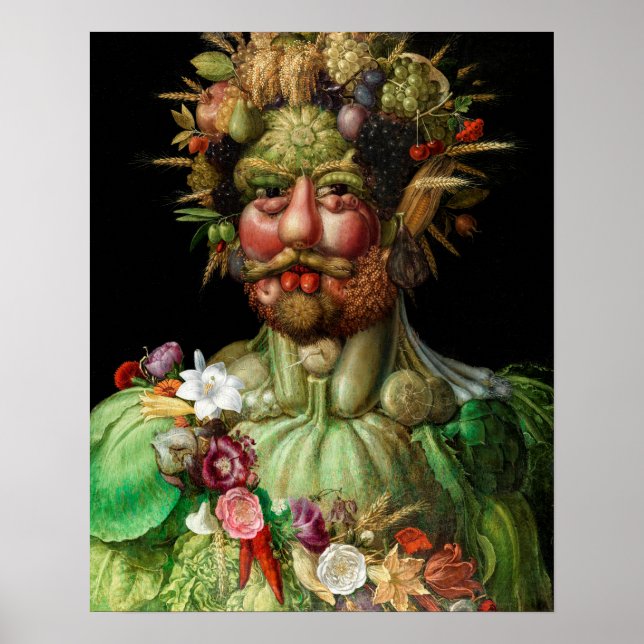 Poster Giuseppe Arcimboldo - Vertumno (Frente)