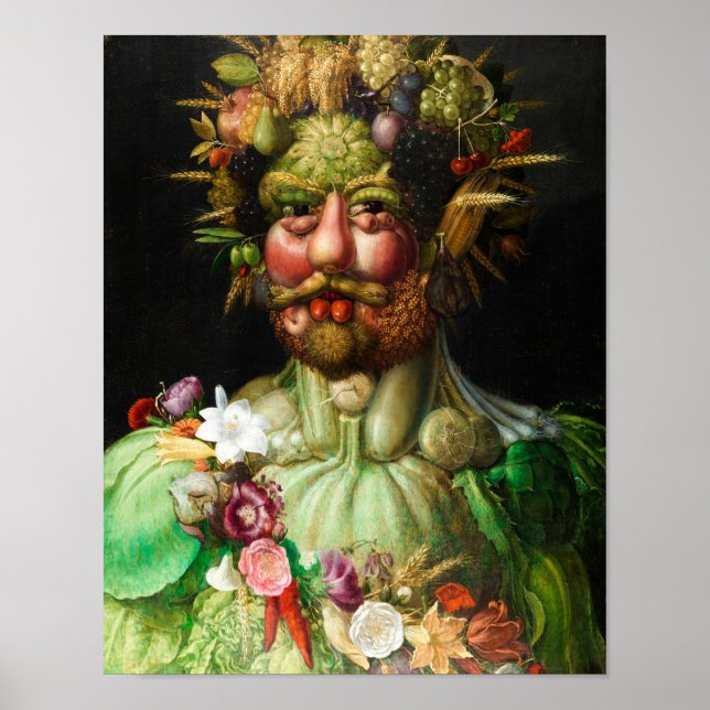 Poster Giuseppe Arcimboldo: Vertumnus (Frente)