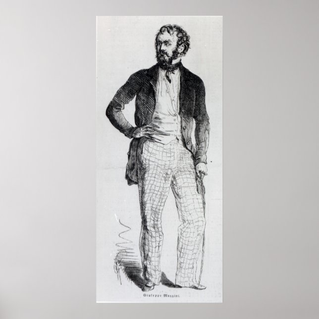 Poster Giuseppe Mazzini (Frente)