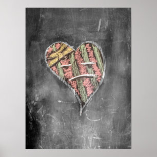 Poster Giz original no armário de cozinha