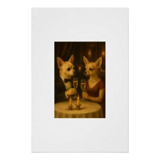 Póster Gizmo’s Romantic Dinner – Champagne & Love