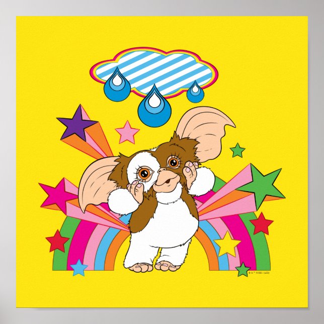 Poster Gizmo | Sonho de gotas de chuva (Frente)