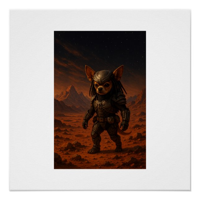Póster Gizmo the Predator on Mars (Frente)
