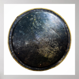 Poster gla trojan do escudo do broquel do protetor do