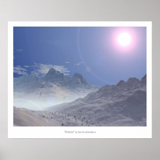 Póster Glaciar