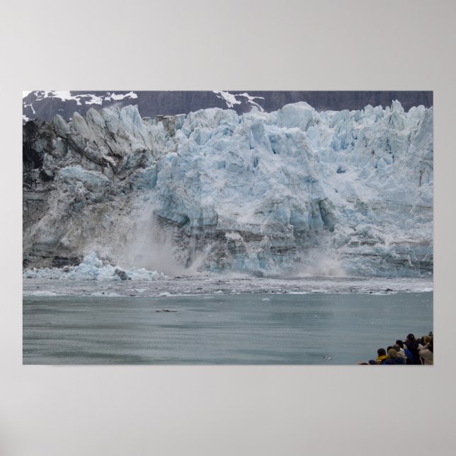 Póster Glaciar Bay Calving (Frente)