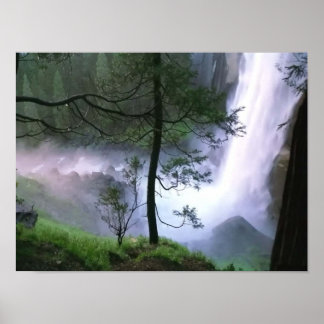 Póster Glaciar Falls