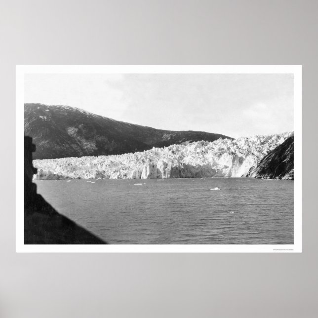 Poster Glacier Juneau Alaska 1905 (Frente)