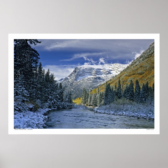 Poster Glacier National Park - Montana (Frente)