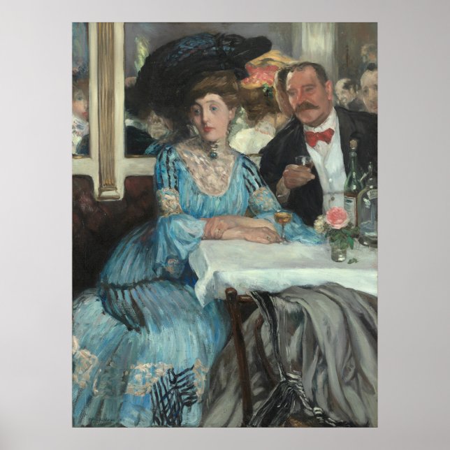 Poster Glackens' No Mouquin's (Frente)