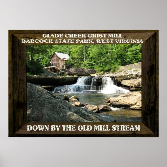POSTER GLADE CREEK GRIST MILL-POSTER (Frente)