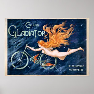 Poster Gladiador de Ciclos por Georges Massias Bike Bicyc