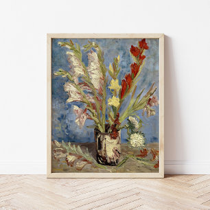 Poster Gladioli e China Asters   Vincent van Gogh