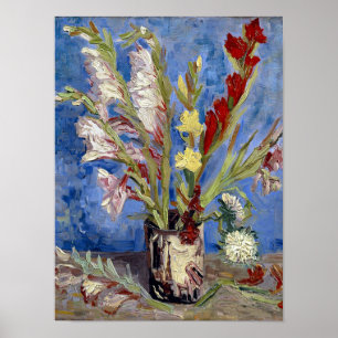 Poster Gladioli por Vincent Van Gogh