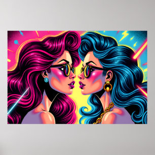 Poster Glam Rock Sisters - Pop