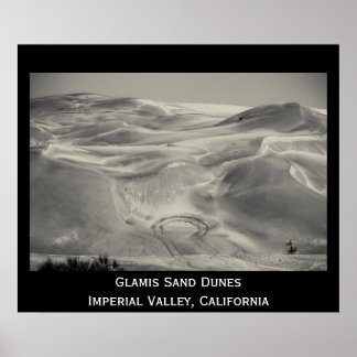 Póster Glamis Sand Dunes Desert Imperial Valley Photo
