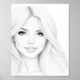 Poster Glamor Art Sketch 1