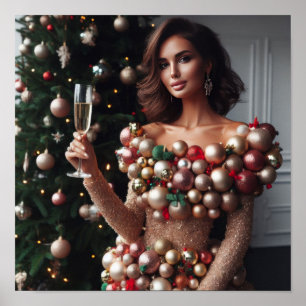 Poster Glamor de Natal