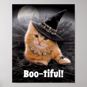 Poster Glamorous Witch Kitten