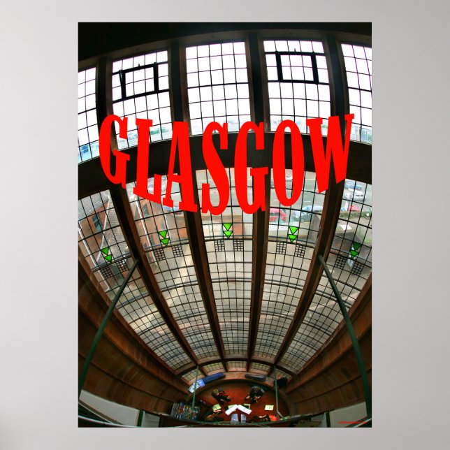 Póster glasgow do museu da escola de rua da Escócia (Frente)
