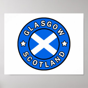 Poster Glasgow Escócia