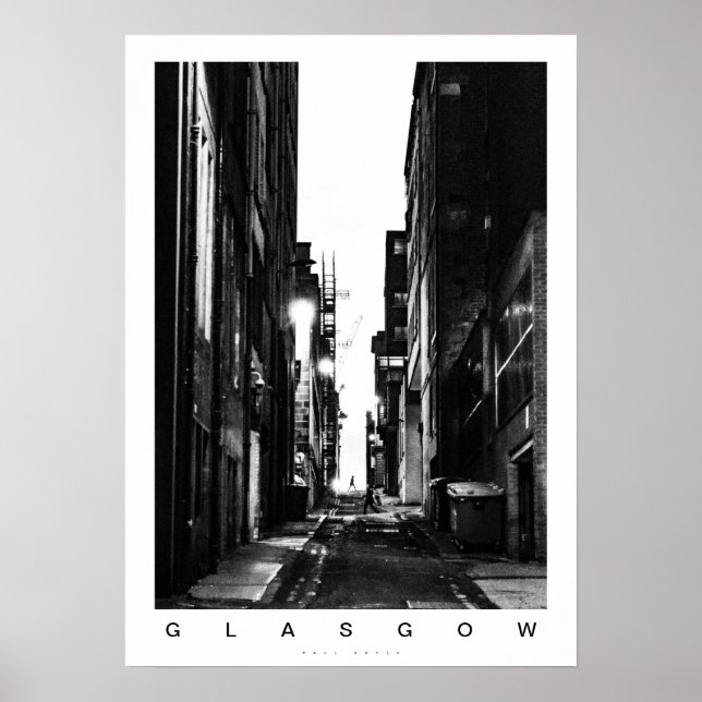 Poster Glasgow Lane (Frente)