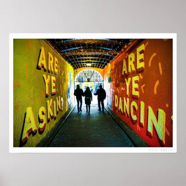 Poster Glasgow Lane (Frente)