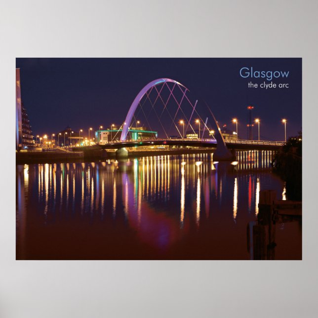 Poster Glasgow - O Arco Clyde (Frente)