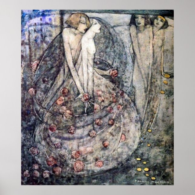 Poster Glasgow School Frances Macdonald MacNair O Cho (Frente)