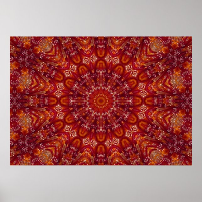 Poster Glass Mandala (Frente)