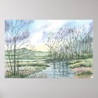 Poster Glastonbury Tor