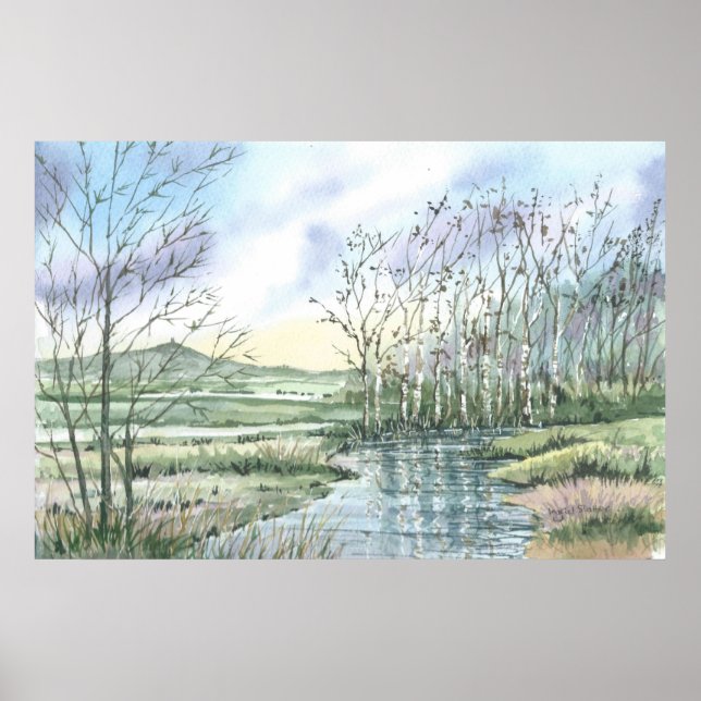 Poster Glastonbury Tor (Frente)