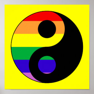 Póster GLBT YinYang