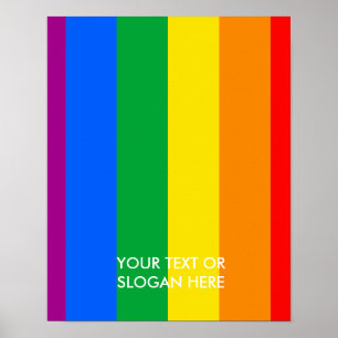 Póster GLBTQI orgulhoso